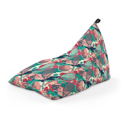 Fotoliu Units Puf Bean Bag tip Lounge, impermeabil, indoor/outdoor, sac interior, cu maner, 155 x 83 x 65 cm, tenis BEANUNB-LGA-L-EXT-086