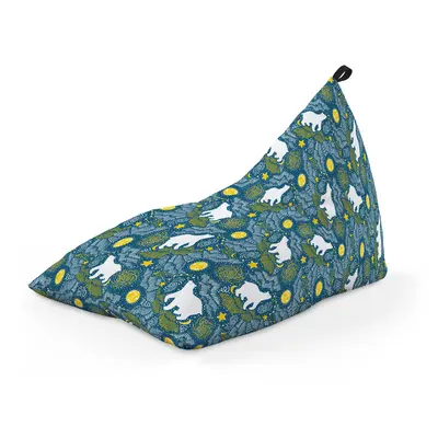 Fotoliu Units Puf Bean Bag tip Lounge, impermeabil, indoor/outdoor, sac interior, cu maner, 155 x 83 x 65 cm, ursi polari BEANUNB-LGA-L-EXT-139