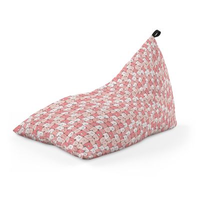 Fotoliu Units Puf Bean Bag tip Lounge, impermeabil, indoor/outdoor, sac interior, cu maner, 155 x 83 x 65 cm, ursuleti roz BEANUNB-LGA-L-EXT-137
