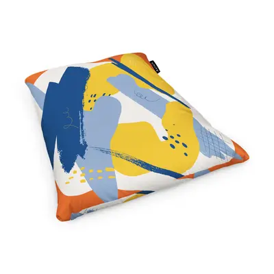 Fotoliu Units Puf Bean Bag tip Perna, impermeabil, indoor/outdoor, sac interior, 115 x 150 x 25 cm, abstract retro BEANUNB-PL-L-EXT-012