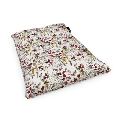 Fotoliu Units Puf Bean Bag tip Perna, impermeabil, indoor/outdoor, sac interior, 115 x 150 x 25 cm, flori si fluturi BEANUNB-PL-L-EXT-049