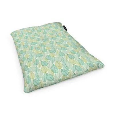 Fotoliu Units Puf Bean Bag tip Perna, impermeabil, indoor/outdoor, sac interior, 115 x 150 x 25 cm, frunze verzi si galbene BEANUNB-PL-L-EXT-017