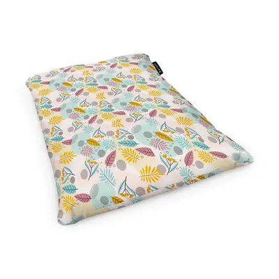 Fotoliu Units Puf Bean Bag tip Perna, impermeabil, indoor/outdoor, sac interior, 115 x 150 x 25 cm, multicolor cu frunze BEANUNB-PL-L-EXT-007