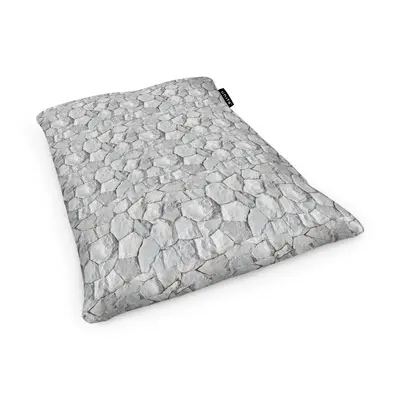 Fotoliu Units Puf Bean Bag tip Perna, impermeabil, indoor/outdoor, sac interior, 115 x 150 x 25 cm, pietre albe BEANUNB-PL-L-EXT-020