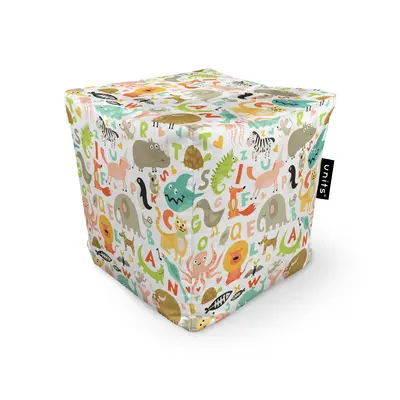 Fotoliu Units Puf Bean Bag tip cub, impermeabil, abecedar BEANUNB-CU-045-052
