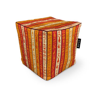 Fotoliu Units Puf Bean Bag tip cub, impermeabil, hieroglife egiptene BEANUNB-CU-045-039