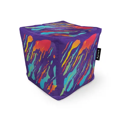 Fotoliu Units Puf Bean Bag tip cub, impermeabil, retro lava BEANUNB-CU-045-011