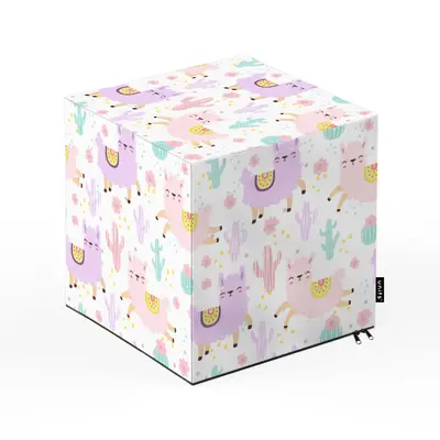 Taburet Units, cub, Alpaca, 30 x 30 x 30 cm BEANUN-CU-030-V9