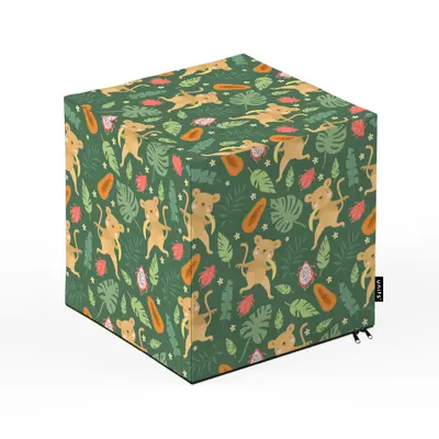 Taburet Units, cub, Maimute, 30 x 30 x 30 cm BEANUN-CU-030-V6