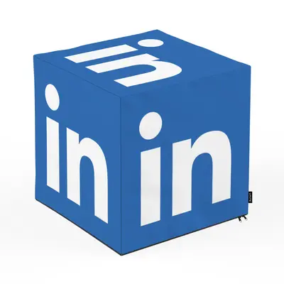 Taburet Units, cub, Social Media 4, 45 x 45 x 45 cm BEANUN-CU-045-V7