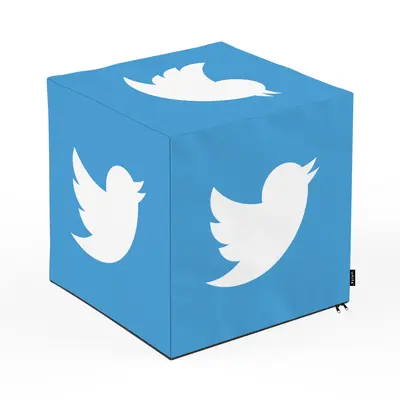 Taburet Units, cub, Social Media 5, 45 x 45 x 45 cm BEANUN-CU-045-V8