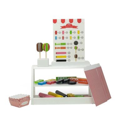 Magazinul de dulciuri de jucarie, din lemn, MAMAMEMO KDGAS85512