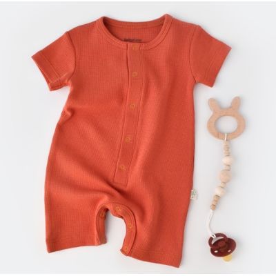 Salopeta cu panataloni scurti - 100% bumbac organic - Scortisoara, Baby Cosy (Marime: 18-24 Luni) JEMBC-CSYW1015-18