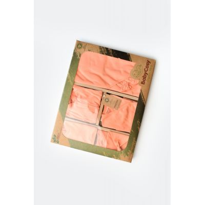 Set de 10 piese pentru nou nascut - 100% bumbac organic - Roz, Baby Cosy JEMBC-CSY5108