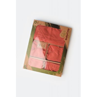 Set de 10 piese pentru nou nascut - 100% bumbac organic - Scortisoara, Baby Cosy JEMBC-CSY5105