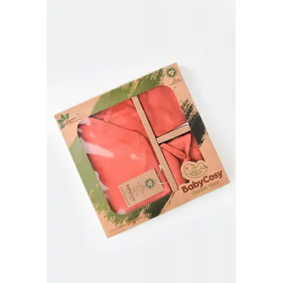 Set de 5 piese pentru nou nascut - 100% bumbac organic - Scortisoara, Baby Cosy JEMBC-CSY5505