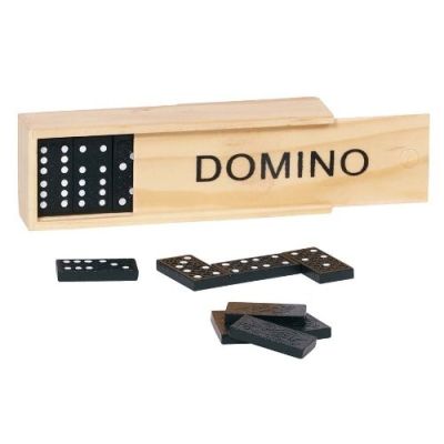 Domino mini in cutie de lemn - okegoki15449