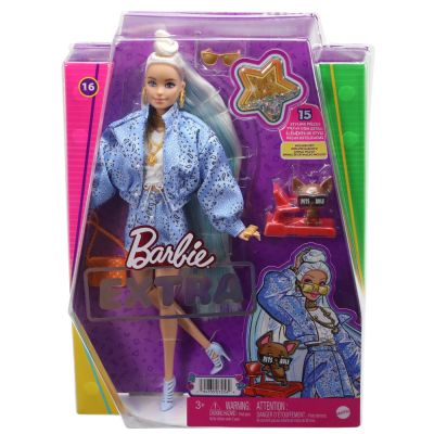 BARBIE PAPUSA BARBIE EXTRA BARBIE CU BANDANA VIVMTHHN08