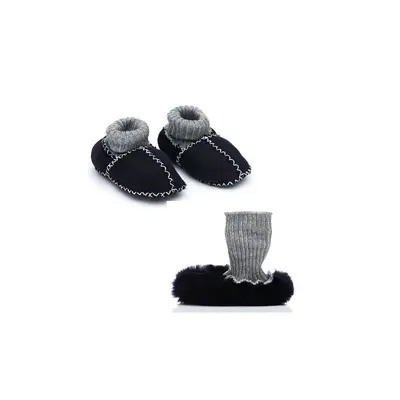 Botosei cu blana naturala navy, M 21/22, Fillikid KRSB60-01-21.22