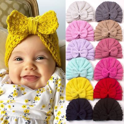 Caciulita crosetata tip turban cu fundita ADx-22035-sa1