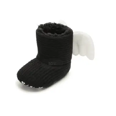 Cizmulite negre cu aripioare AMYM58-5-p26