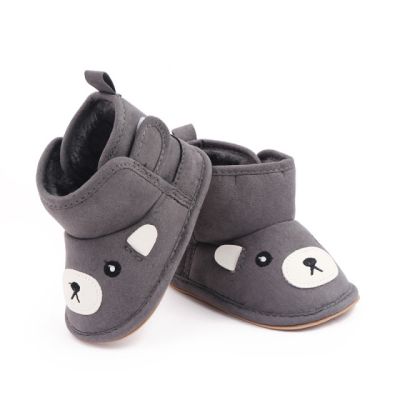 Cizmulite pentru baietei - grey teddy (marime disponibila: 3-6 luni (marimea 18 incaltaminte)) mdm22-4-2-p4.3-6 luni (marimea 18 incaltaminte)