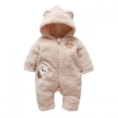 Combinezon crem plusat - Dear Baby AM08-253