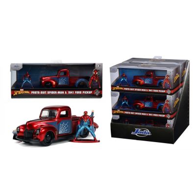 JADA MARVEL SET MASINUTA METALICA FORD PICK UP SCARA 1:32 SI FIGURINA METALICA SPIDER MAN VIV253223016