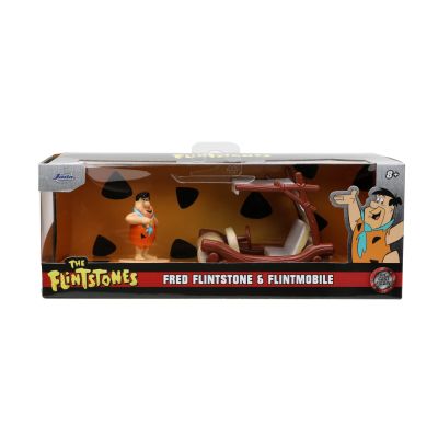 JADA SET MASINUTA METALICA FLINTMOBILUL SCARA 1:32 SI FIGURINA FRED FLINTSTONE VIV253253002