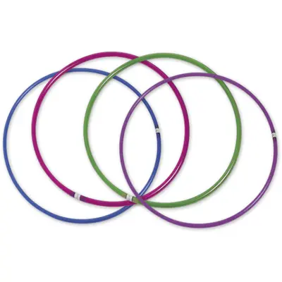 Cerc gimnastica hula hop 80 cm sclipici - okeagi7604-0000