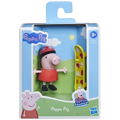 PEPPA PIG FIGURINA PRIETENII AMUZANTI PEPPA PIG CU SKATEBOARD 7CM VIVF2179_F3758