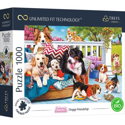 PUZZLE TREFL UFT 1000 PRIETENIA CATELUSILOR VIV10698