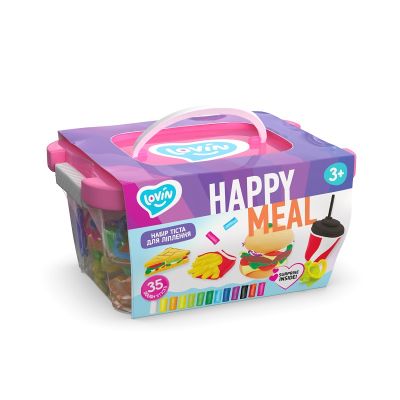 Set plastilina 100% ECO, Lovin'Do, Happy Meal Box KRTOK41137