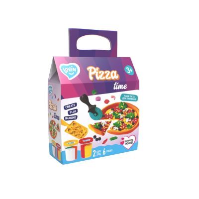 Set plastilina 100% ECO, Lovin&#039;Do, Pizza Time KRTOK41143