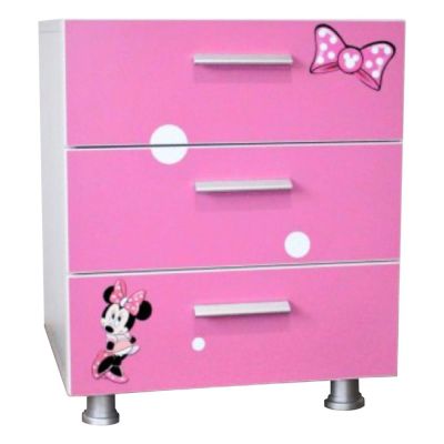 Comoda Copii Minnie Roz - Asc-c-minrz