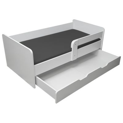 Pat Copii 2-8 Ani, Standard, Creativ P1 Cu Sertar - Personalizabil - ASC-srt-p1-std-70