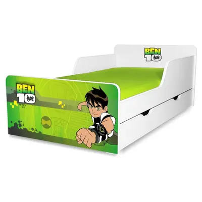 Pat copii Ben Ten 2-12 ani cu sertar - PC-P-SPM-BEN-80