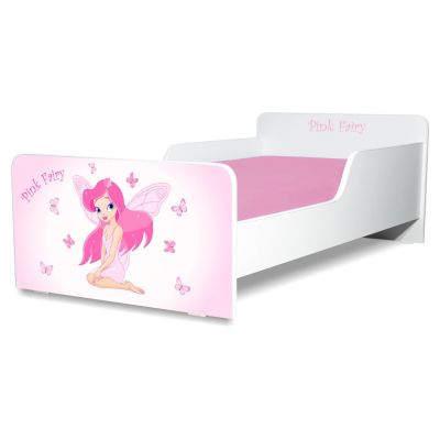 Patut De Fete Creativ Pink Fairy 2-8 Ani, Fara Saltea Inclusa - ASC-str-pfr-70
