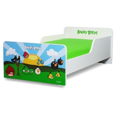 Pat pentru copii Start Angry Birds 2-8 ani nu include saltea- PC-P-STR-ANG-70