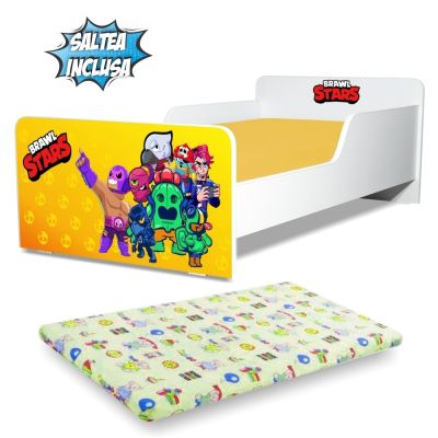 Pat Copii Creativ Brawl Stars 2-8 Ani Cu Saltea Din Lana Inclusa- ASC-mok-brl-70