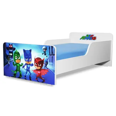 Patut Start Eroi in Pijamale pt copii cu varste intre 2 si 8 ani, fara saltea inclusa - PC-P-STR-PJM-70