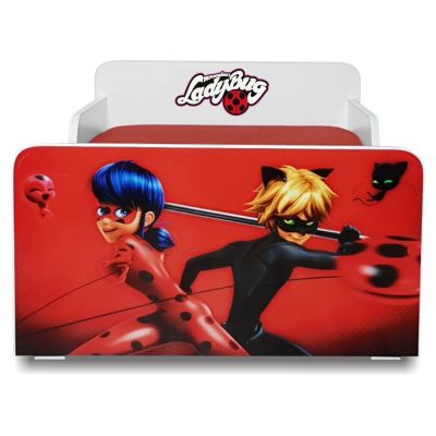 Pat pentru copii 2-12 ani Start LadyBug, varianta fara saltea inclusa - PC-P-STR-LDB-80