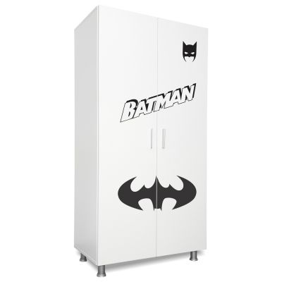 Sifonier Copii Batman Alb - Asc-s-bat-alb