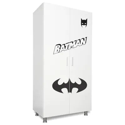 Sifonier copii Batman Alb - PC-S-BAT-ALB