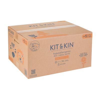 Scutece hipoalergenice eco kit&kin chilotel junior, marimea 5, 12-17 kg, 120 buc  tnakks5pantscase