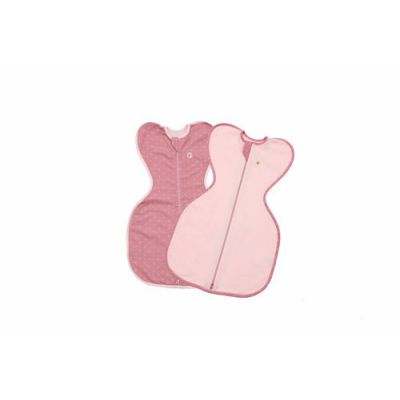 Set 2 saci de dormit nou-nascut Swaddle First Sleep Sweet Star & Blush Pink KDE2FSSSBP00