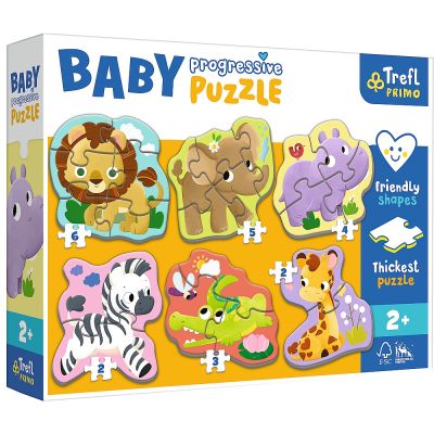 PUZZLE TREFL PRIMO BABY PROGRESSIVE SAFARI VIV44002