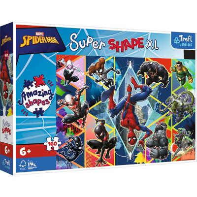 PUZZLE TREFL PRIMO SUPER SHAPE XXL 160 SPIDERMAN VIV50024