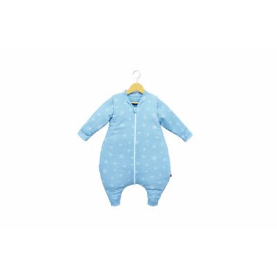 Sac de dormit cu picioruse si maneci, Stars in your eyes - Blue, 110 cm, 2 tog - Iarna KDEJPIC1102STEYEB