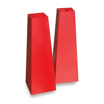 Set 2 picioare pat printate 3D Aztec Red - PC-P-ACC-AZT-RED-70